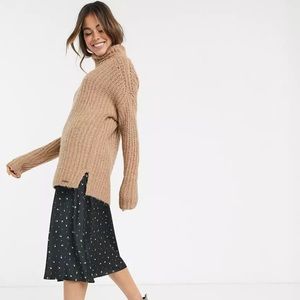 Abercrombie & Fitch Longline Turtleneck Knit Sweater